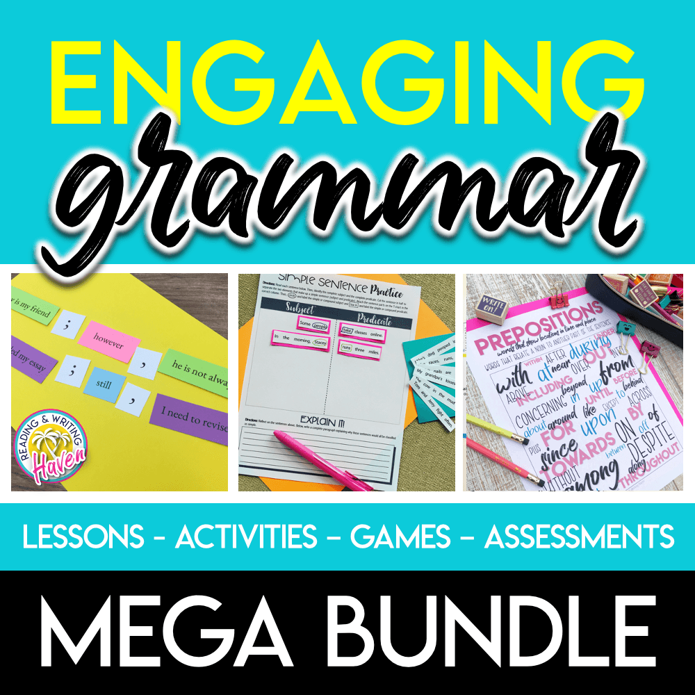Strategically sequenced and scaffolded grammar lessons for older students!