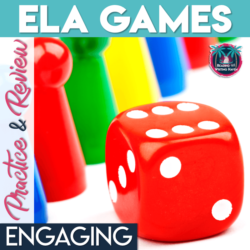 ELA games bundle for middle or high school English #highschoolELA #elagames