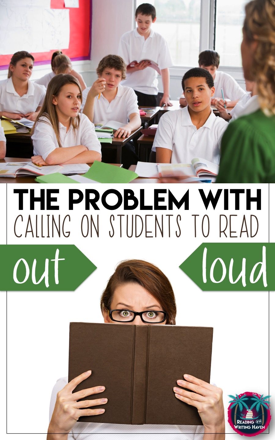 Reading anxiety is a real issue for some students. Calling on teens to read out loud can be fear-inducing. In this post, read about alternatives to calling on students as well as when it's okay to call on them to read. #HighSchoolELA #ReadingTeacher