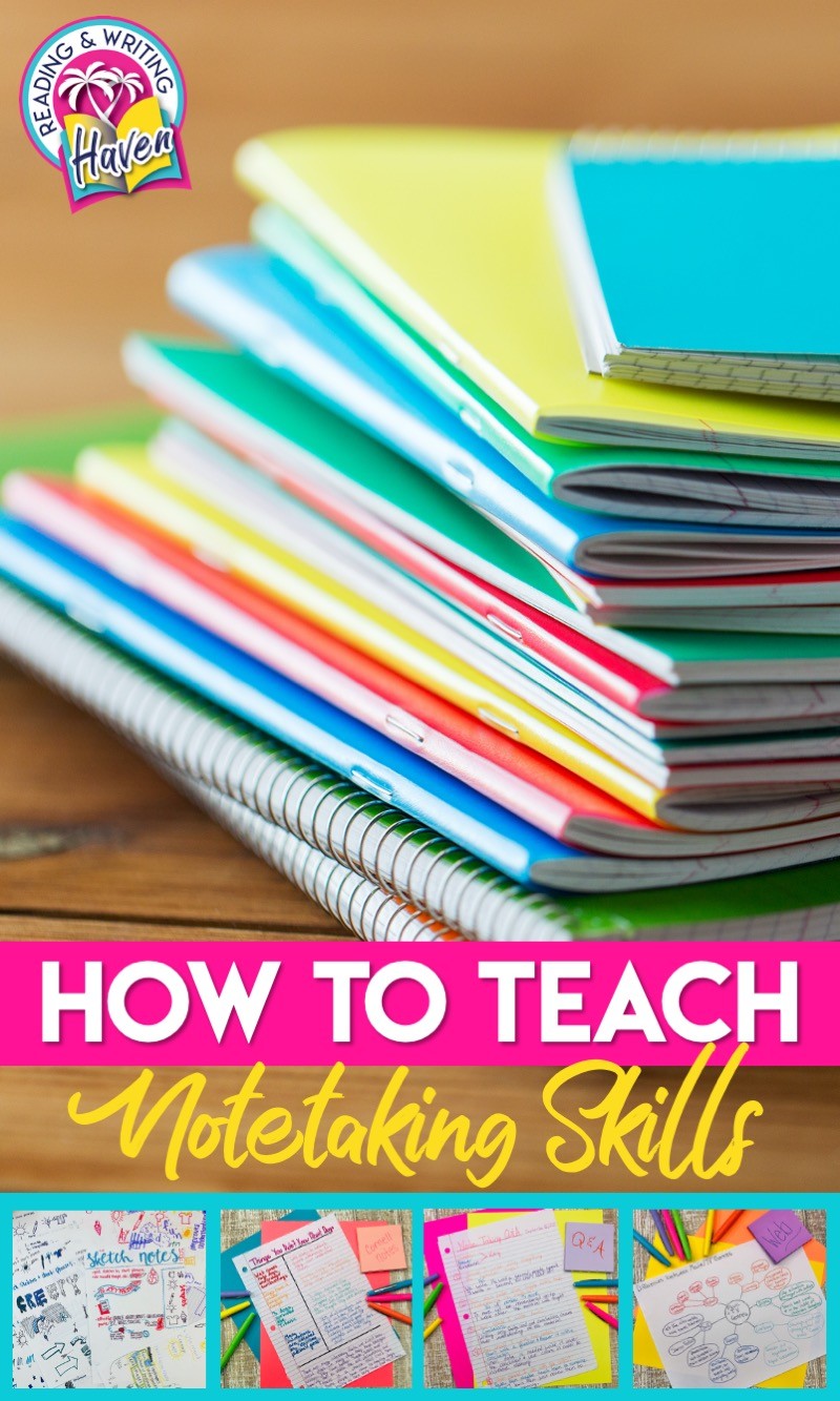 How to teach notetaking skills with examples #Notetaking #MiddleSchool #HighSchool - 