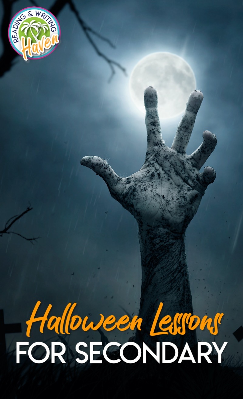 Engaging Halloween lessons for middle and high school ELA #MiddleSchoolELA #HighSchoolELA #HalloweenLessons