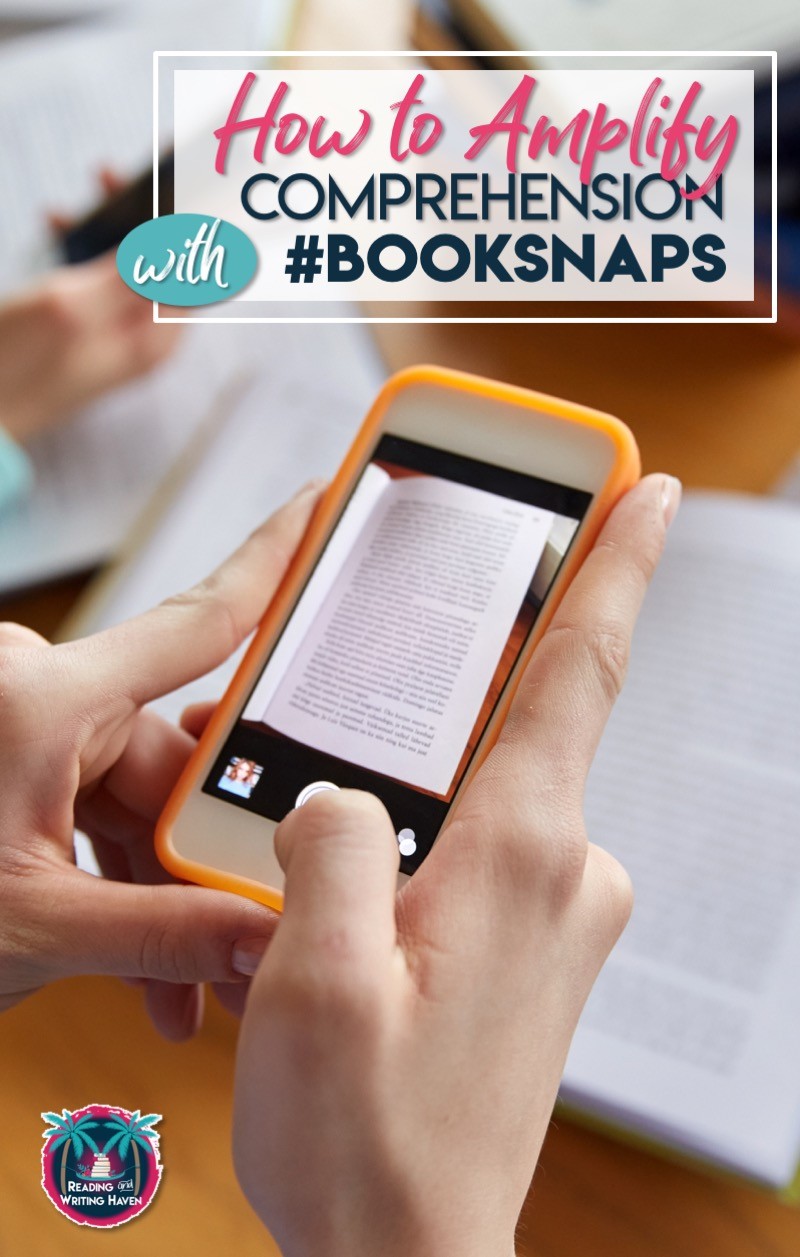 Amplify reading comprehension with this scaffolded booksnaps lesson #middleschoolELA #highschoolELA #booksnaps