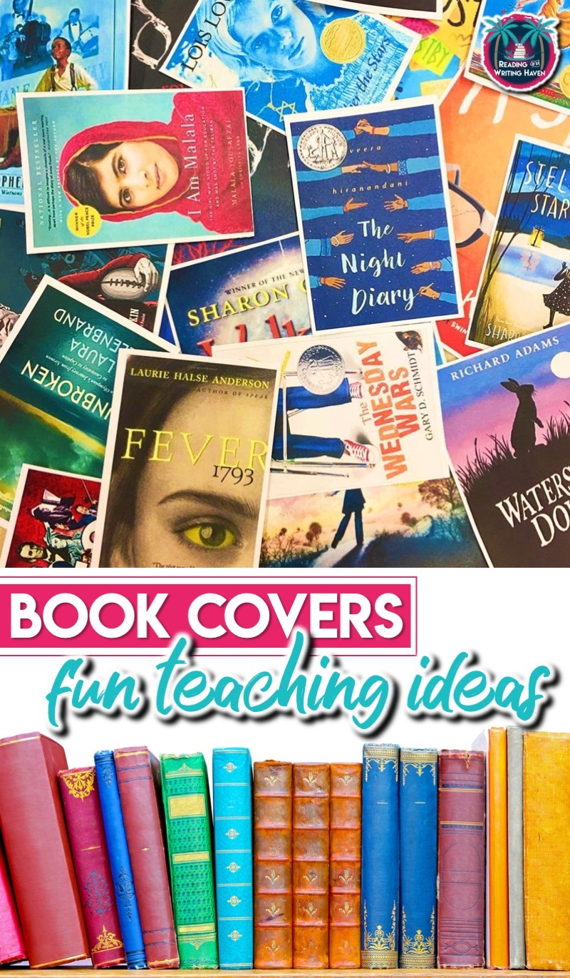 11 ideas for using book covers as hooks for reading #highschoolELA #readinglessons