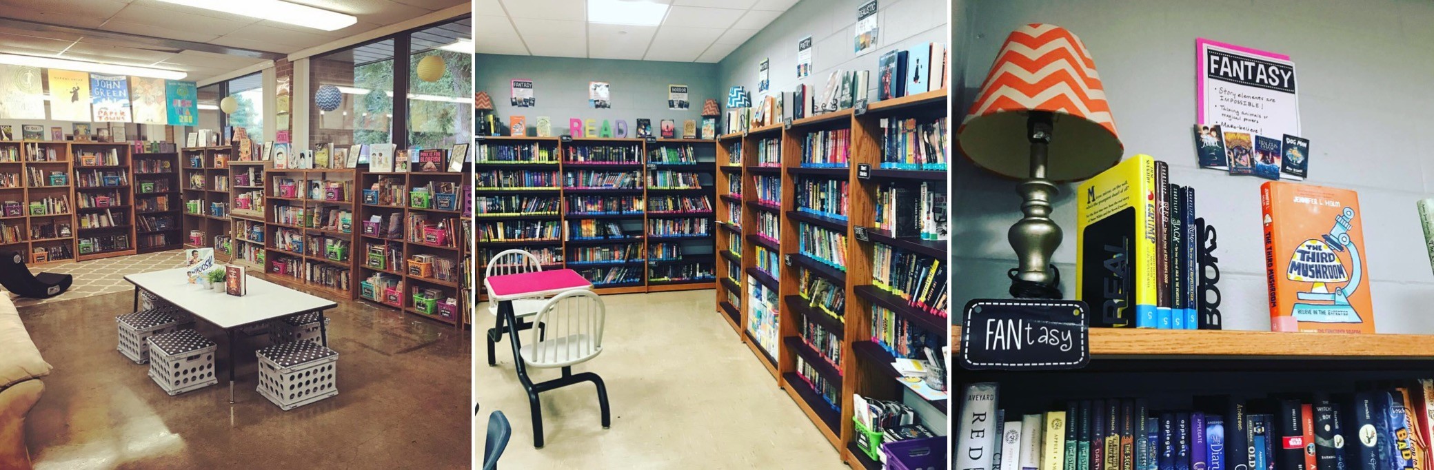 Middle school classroom library #ClassroomLibrary #MiddleSchoolELA