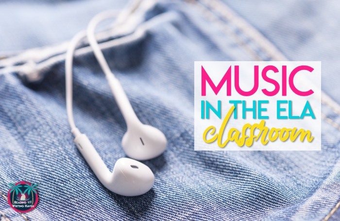 13 engaging, relevant ways to use music in the classroom #MiddleSchoolELA #HighSchoolELA #EngagingEnglishLessons