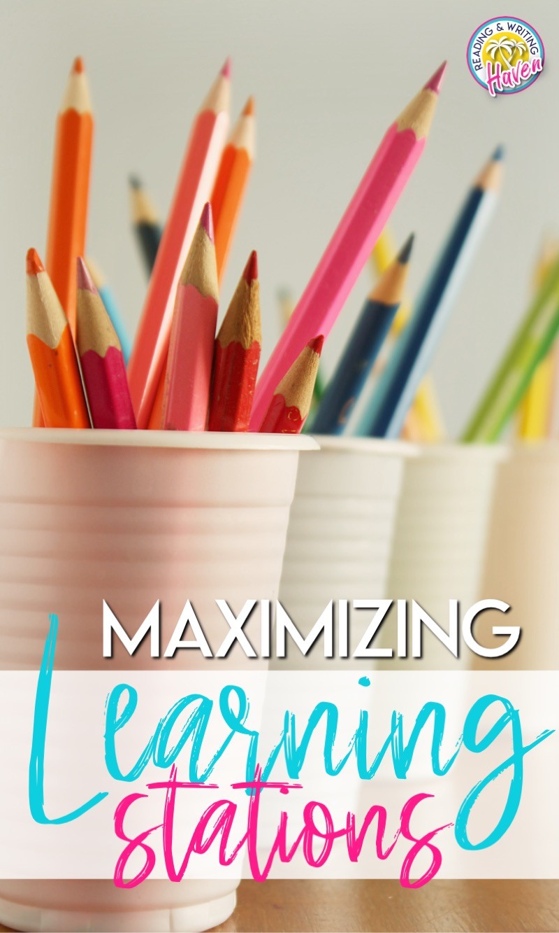 Tips for maximizing learning stations in middle and high school. Read about movement, differentiation, engagement, and ownership! #MiddleSchoolELA #HighSchoolELA #LearningStations
