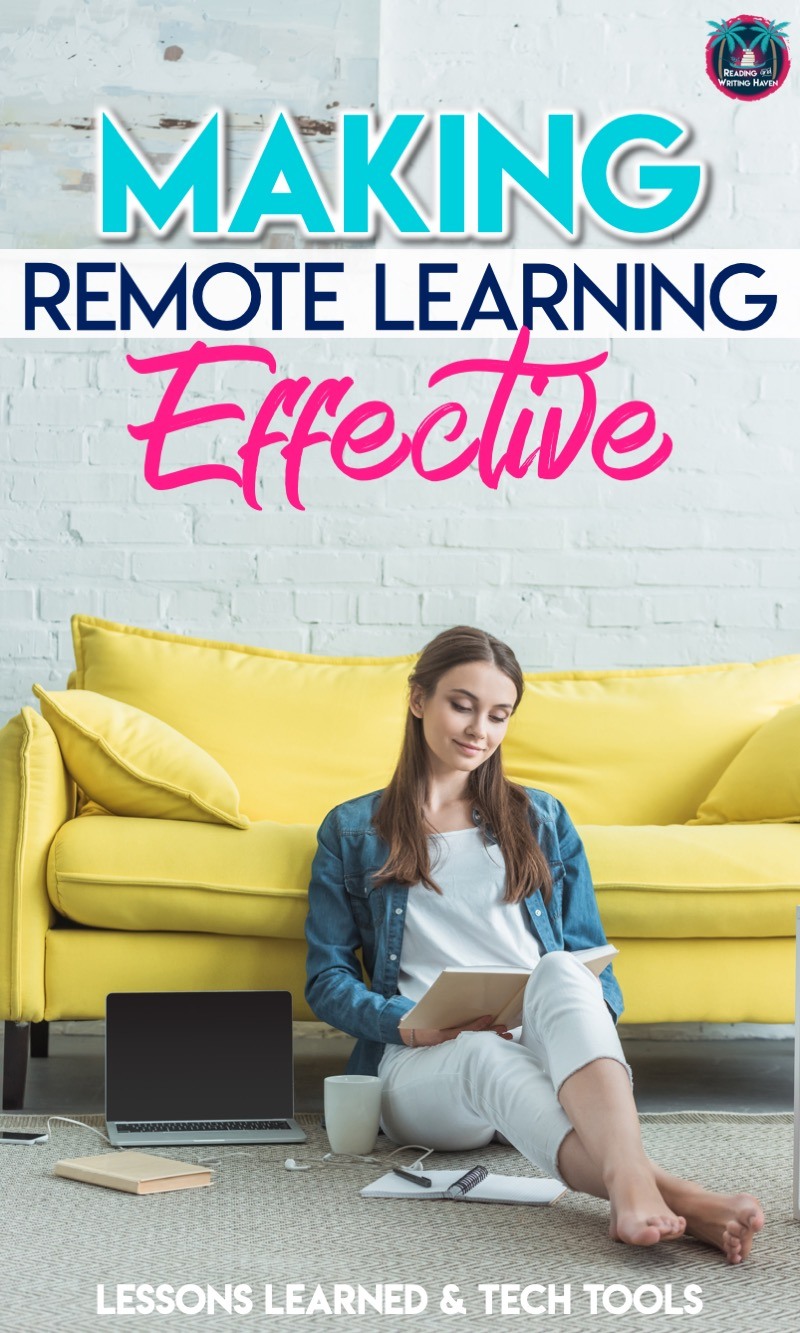 Make remote learning beneficial for students! Try these tips and tech tools with middle and high school classes. #OnlineLearning #DistanceLearning #MiddleSchool #HighSchool