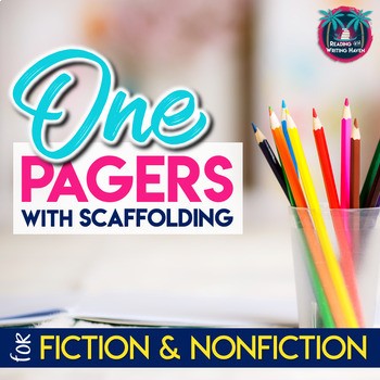 One pager bundle from Reading and Writing Haven