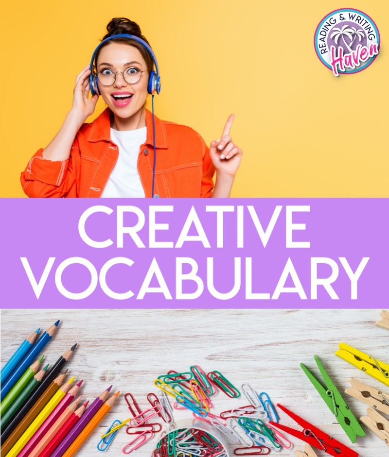 Creative vocabulary practice ideas #TeachingVocabulary #VocabActivities #VocabularyProgram #HighSchool
