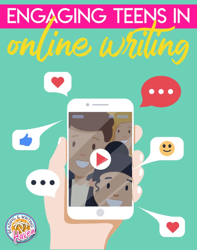 Strategies for engaging teens in online writing #MiddleSchoolELA #HighSchoolELA #OnlineWriting