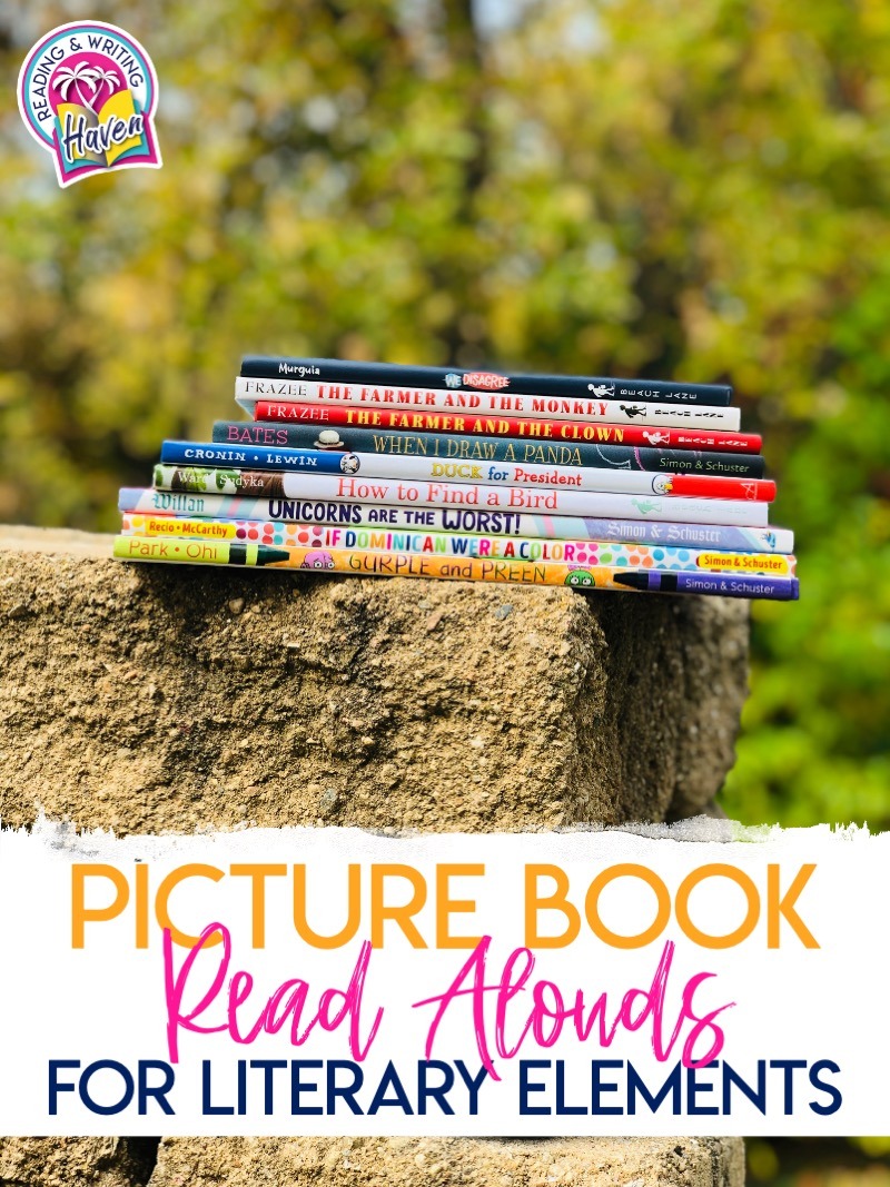 Picture book read alouds for middle school #ReadAlouds #LiteraryElements #LiteraryAnalysis #MiddleSchoolELA