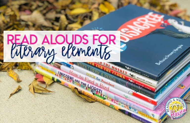 Effective picture book read alouds to teach literary elements #LiteraryElements #ReadAlouds #MiddleSchoolELA