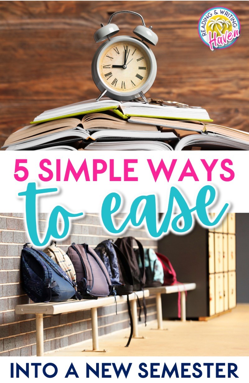 Teachers, here are 5 simple ways to ease into a new semester #MiddleSchool #HighSchool #EngagingELA #BacktoSchool