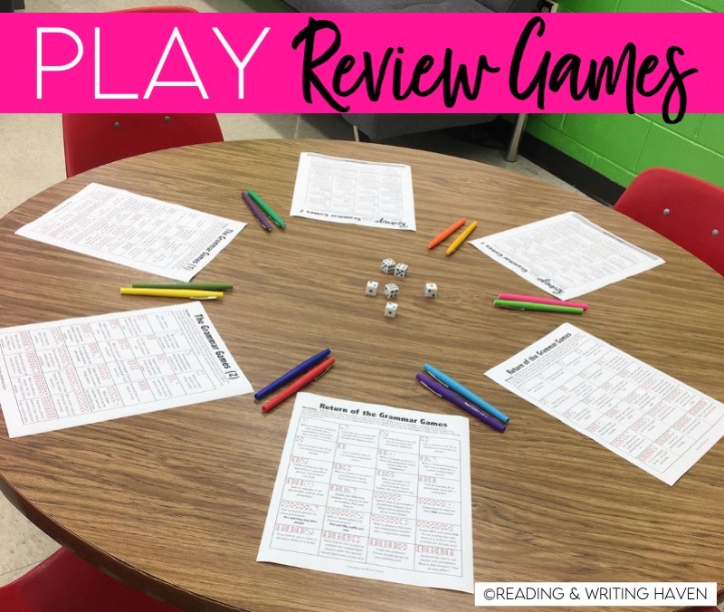 Play review games before final exams