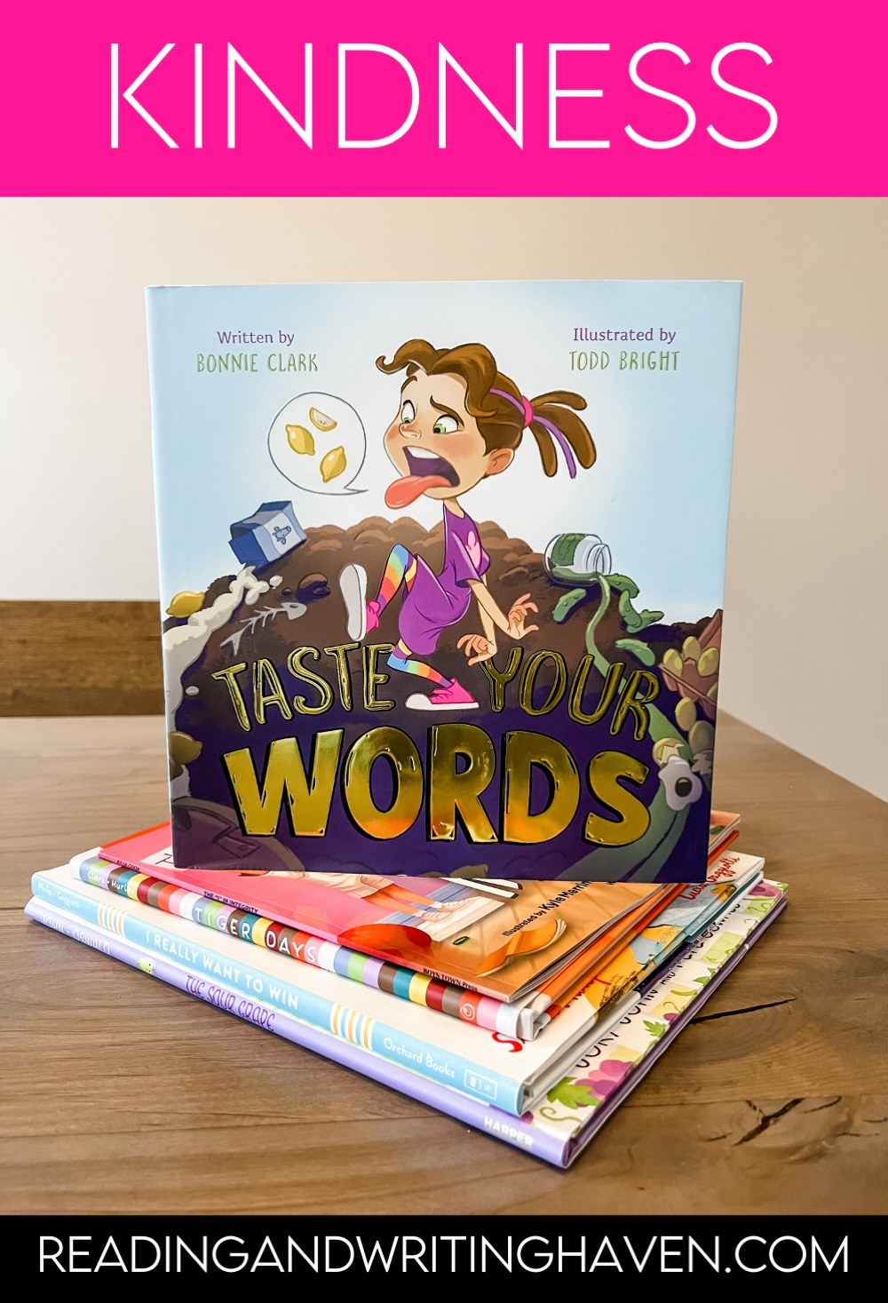 Taste Your Words is a picture book that models how character development can come in the form of more kindness #Kindness #PictureBooks #ELA