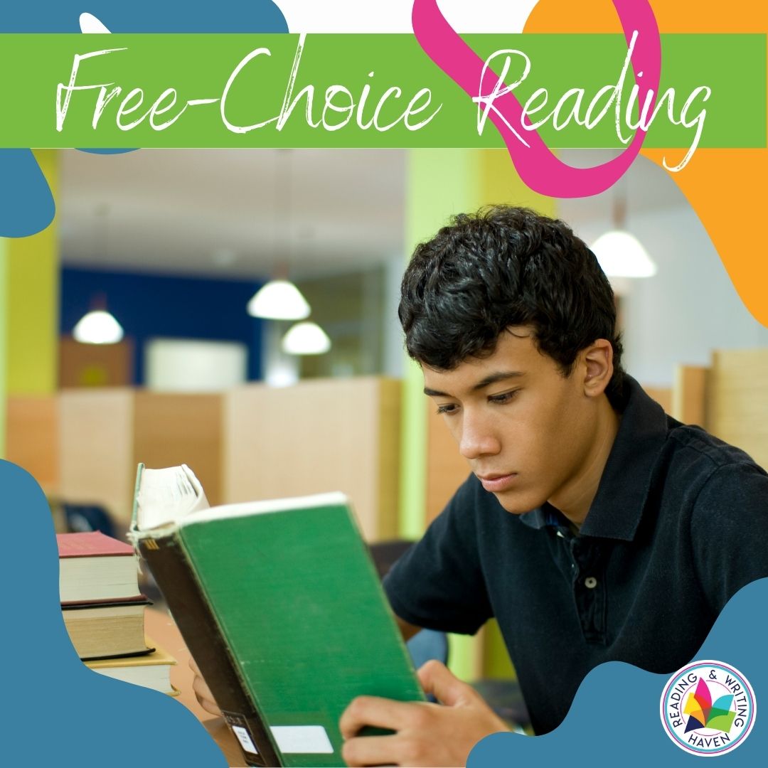 Use free-choice reading as a way to set the tone for class.